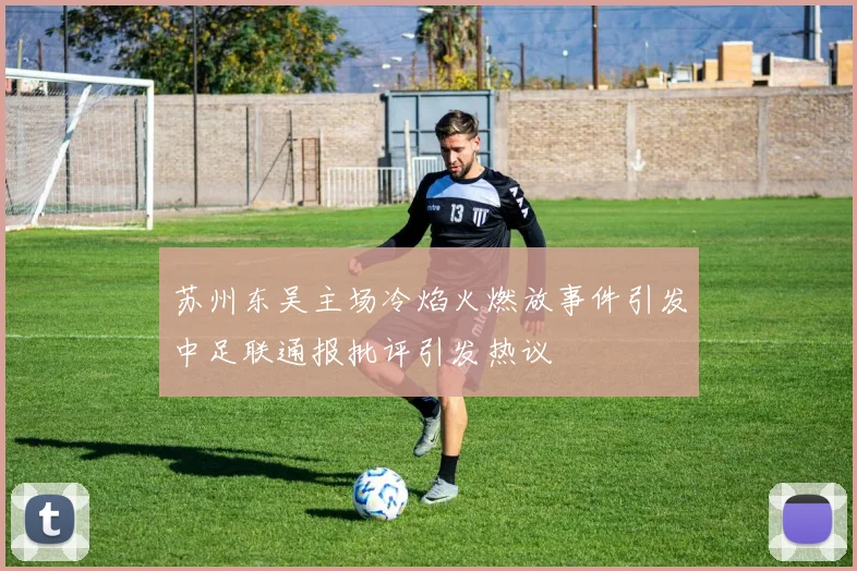 苏州东吴主场冷焰火燃放事件引发中足联通报批评引发热议
